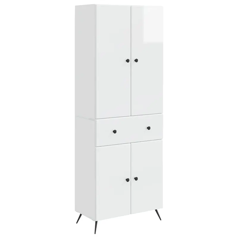 2 pcs Blanco Brillante