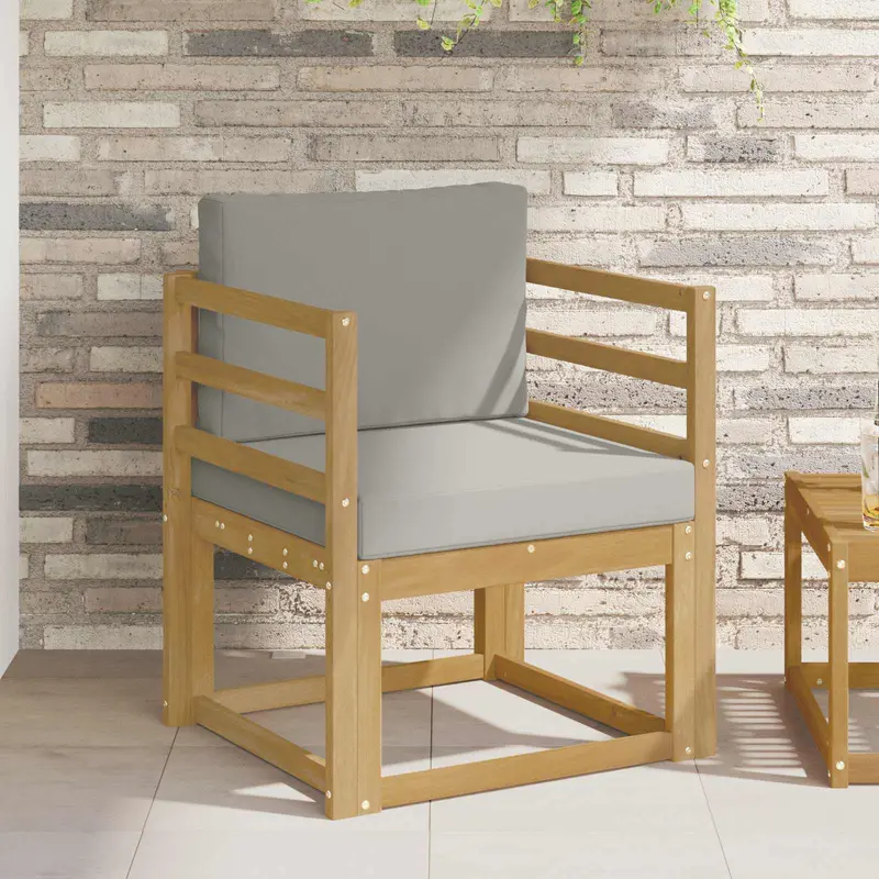 2 Pieza Conjunto de sofás de exterior Poliéster