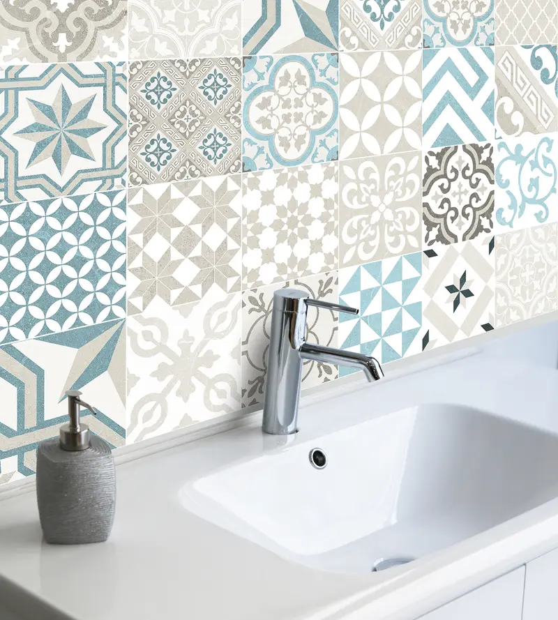 24 stickers Mosaico Provenza 5