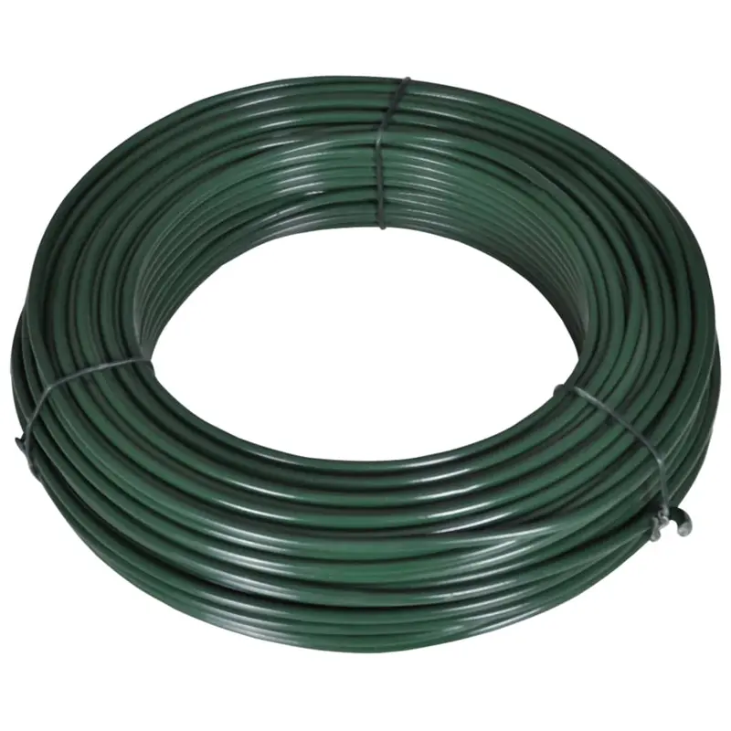 Alambre para vallas 80 m 2,1/3,1 mm acero verde