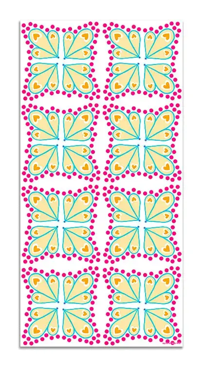 Alfombra Agatha Ruiz de la Prada Hidráulico Crema Alas Mariposa