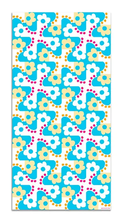 Alfombra Agatha Ruiz de la Prada Hidráulico Crema Flores Remolino
