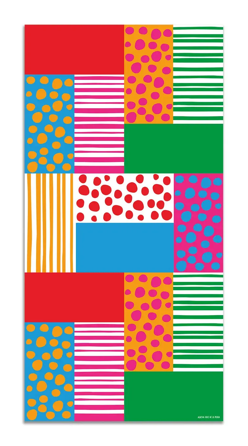 Alfombra Agatha Ruiz de la Prada Motivos Básicos Patchwork