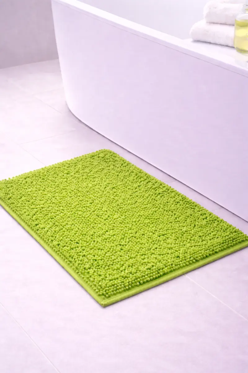 Alfombra Baño Shagy Lisa Kiwi