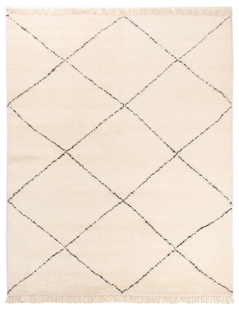 Alfombra Bereber diseño rombo | 240 x 176 cm