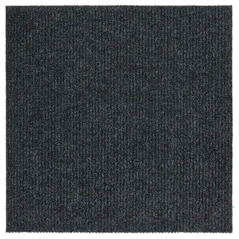 Alfombra de pasillo atrapa suciedad 100x100 cm gris antracita