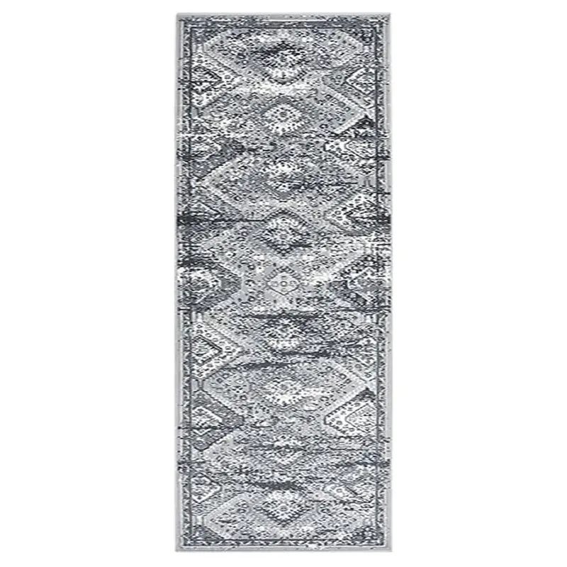 Alfombra de pasillo BCF gris oriental 80x200 cm