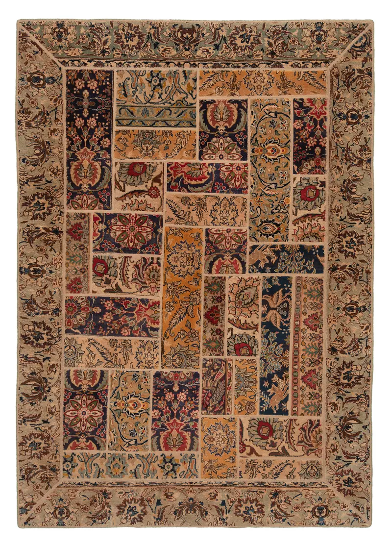 Alfombra de patchwork | 247 x 173 cm