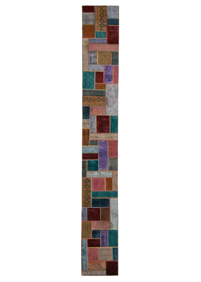 Alfombra de patchwork | 602 x 80 cm