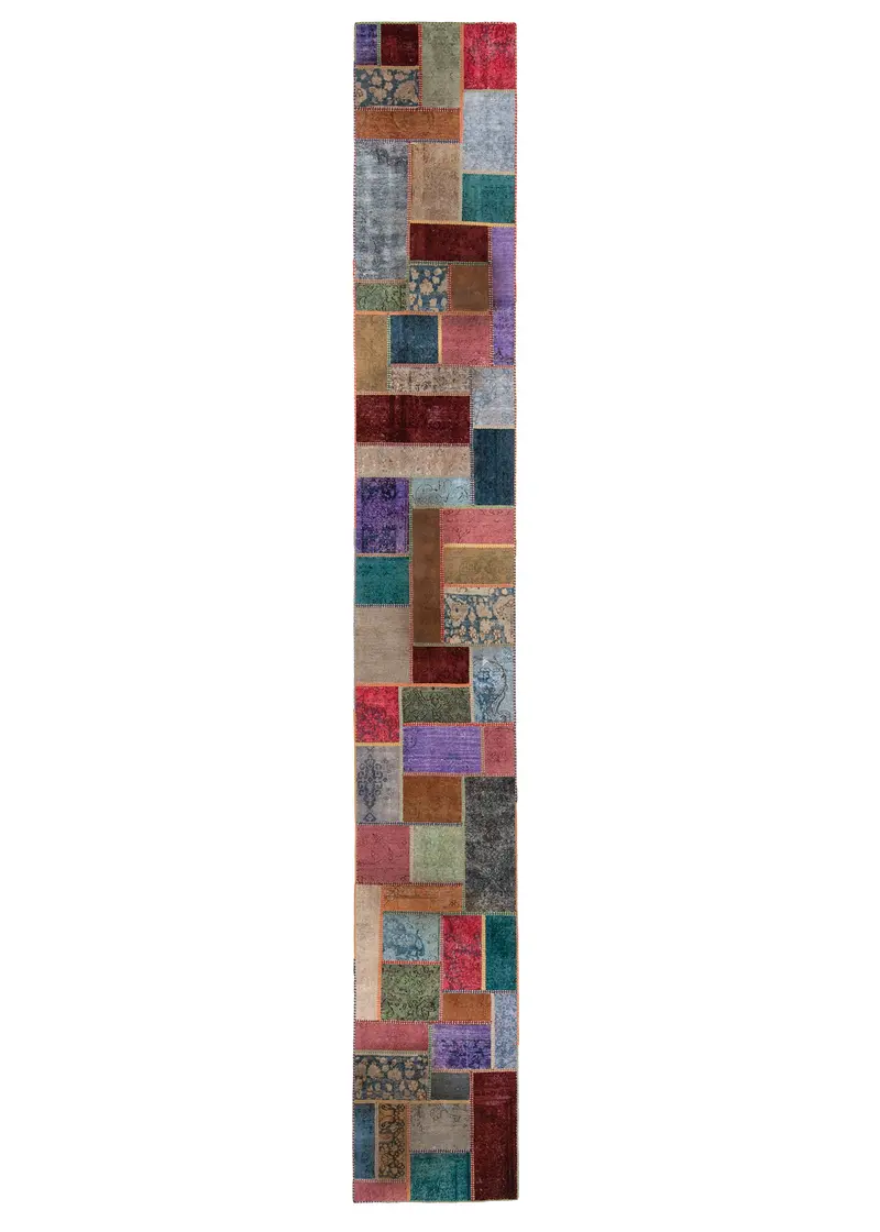 Alfombra de patchwork | 603 x 80 cm