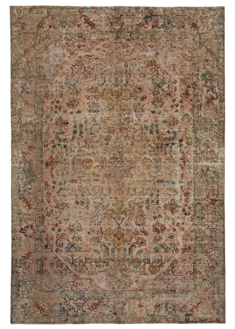 Alfombra de relieve vintage | 295 x 192 cm