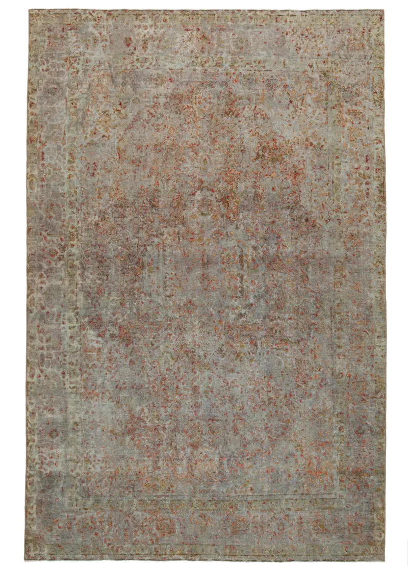 Alfombra de relieve vintage | 303 x 195 cm