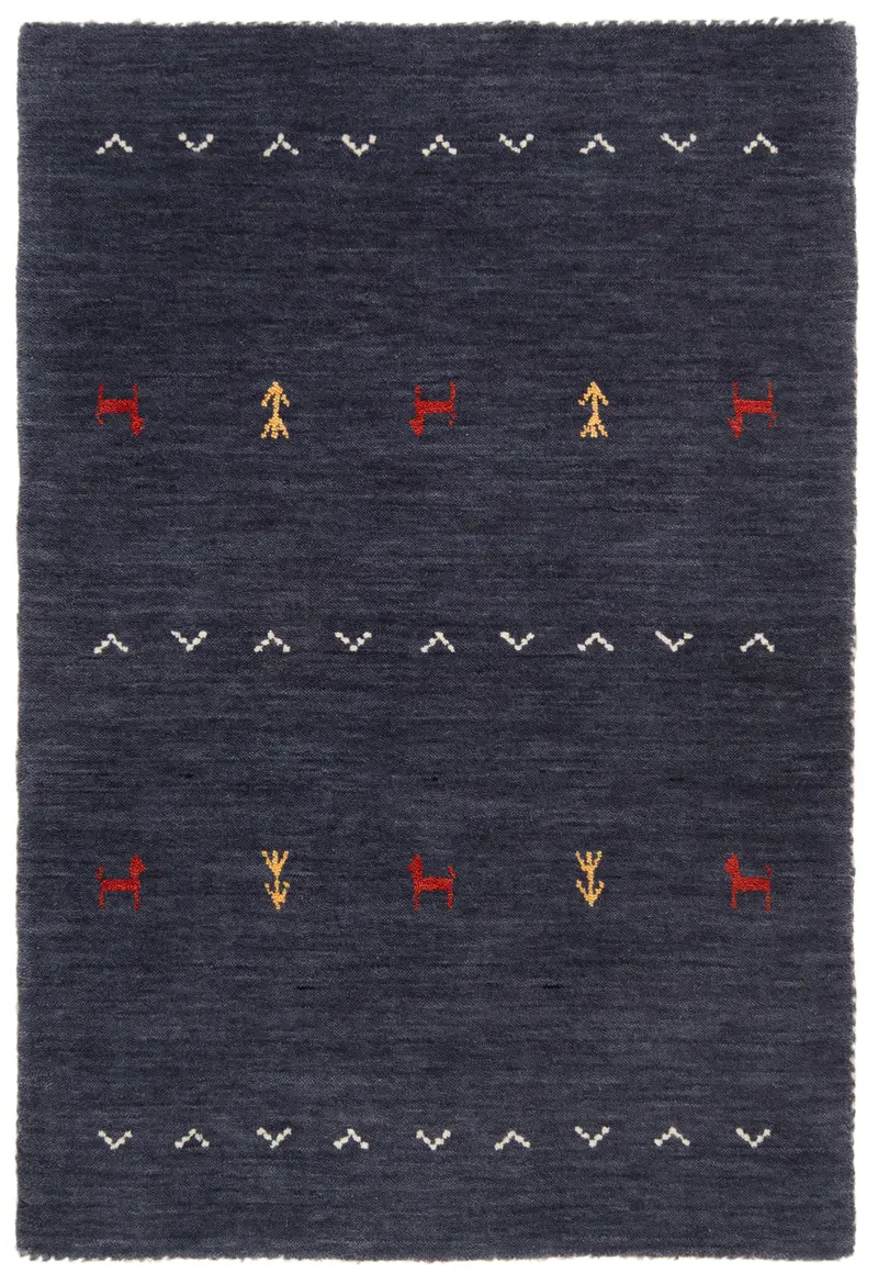 Alfombra en telar manual | 90 x 60 cm