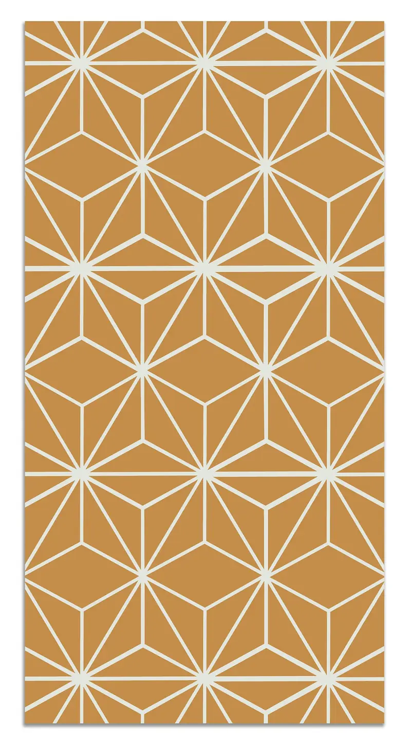 Alfombra Estrellada Mostaza