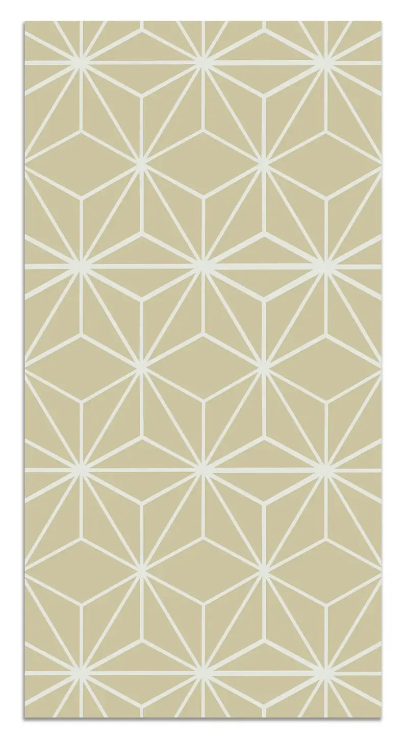 Alfombra Estrellada Verde Pastel