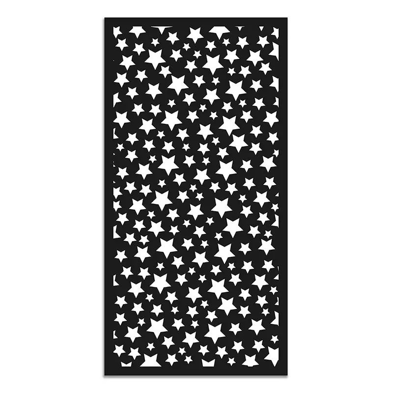 Alfombra Estrellas Negra