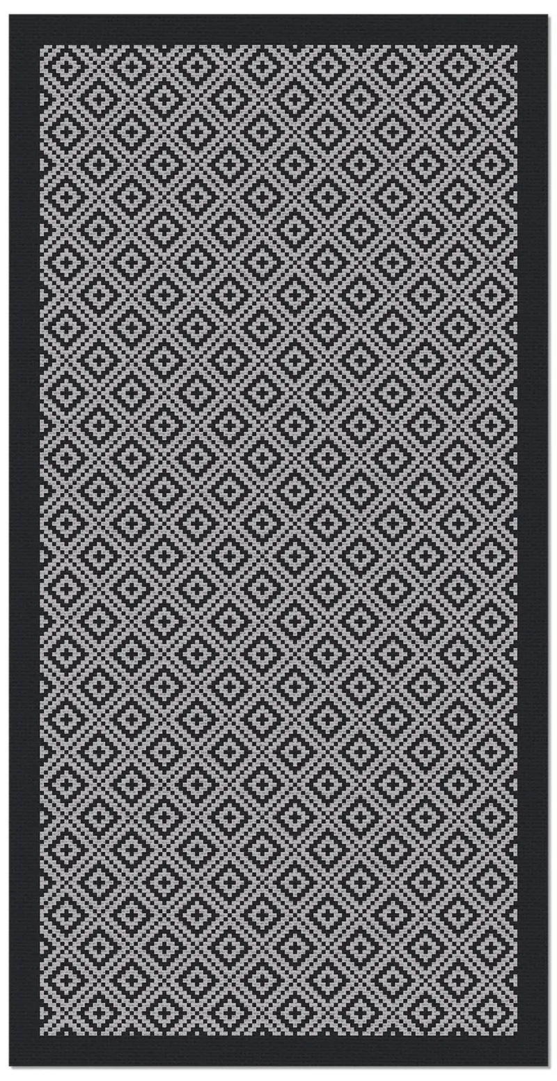 Alfombra Exterior Inca Negro