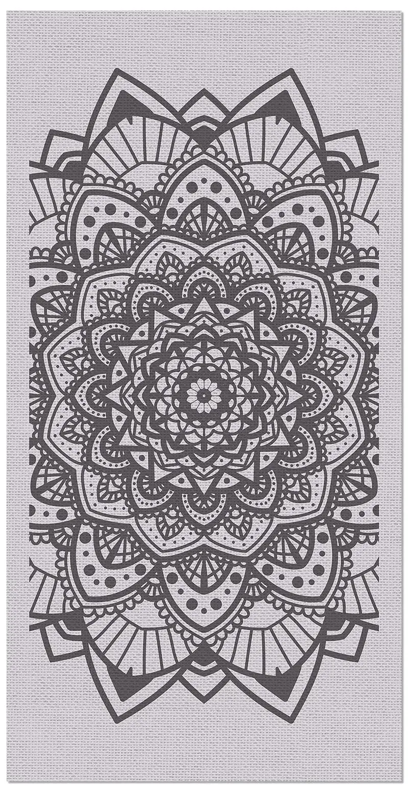 Alfombra Exterior Mandala Gris