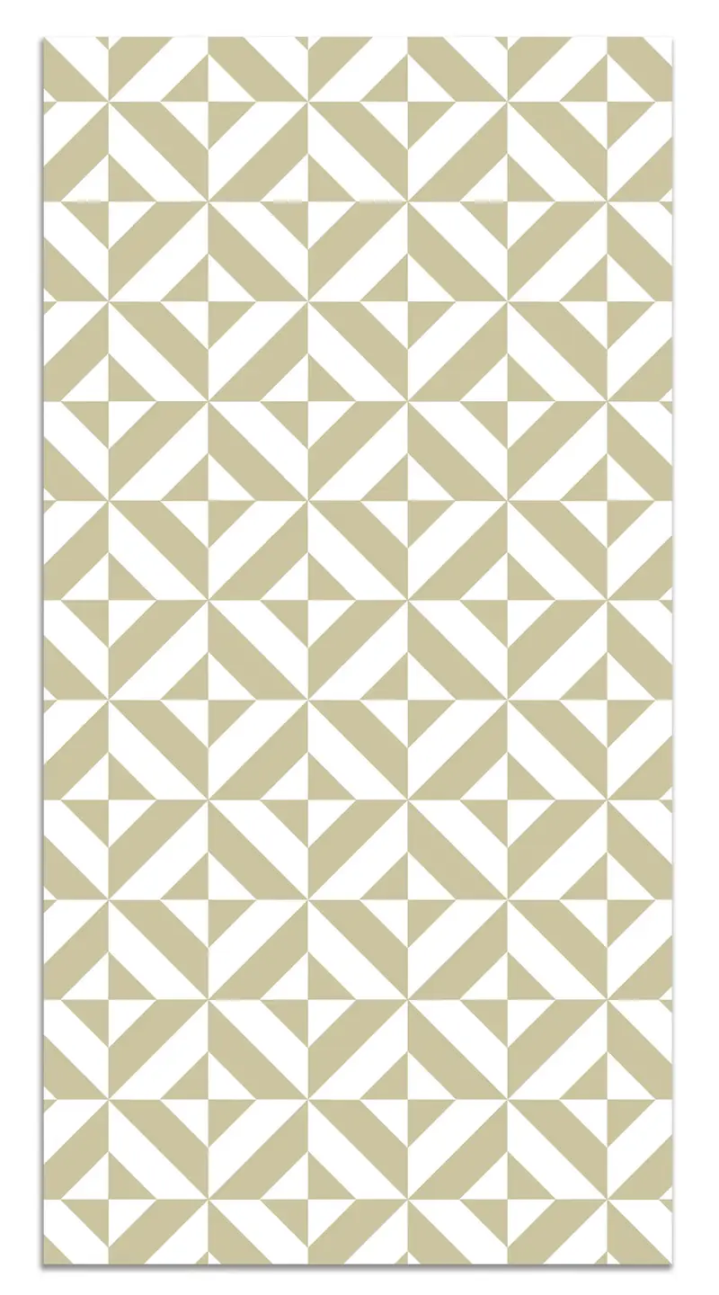 Alfombra Geometría Verde Pastel