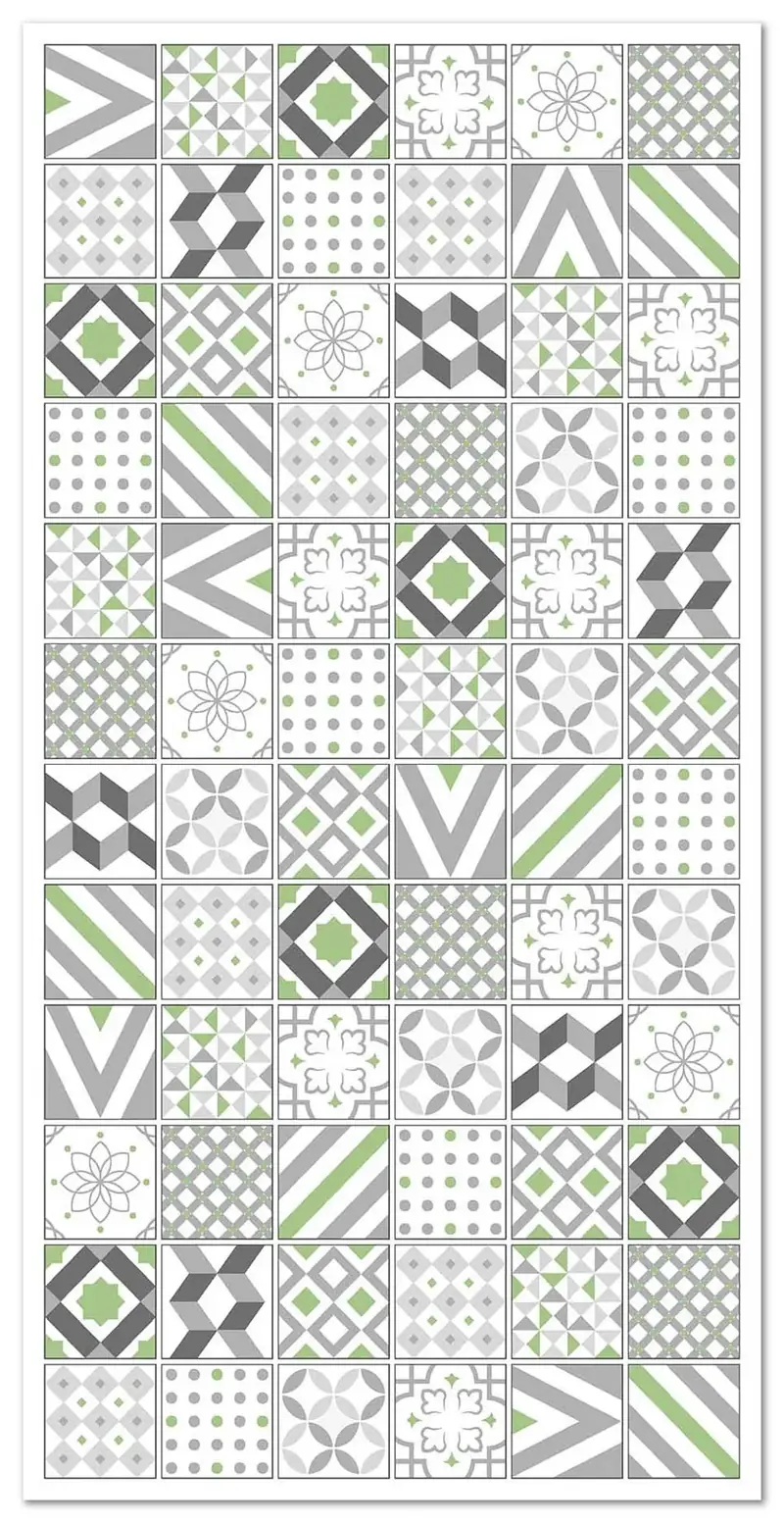 Alfombra Hidráulica Love Verde