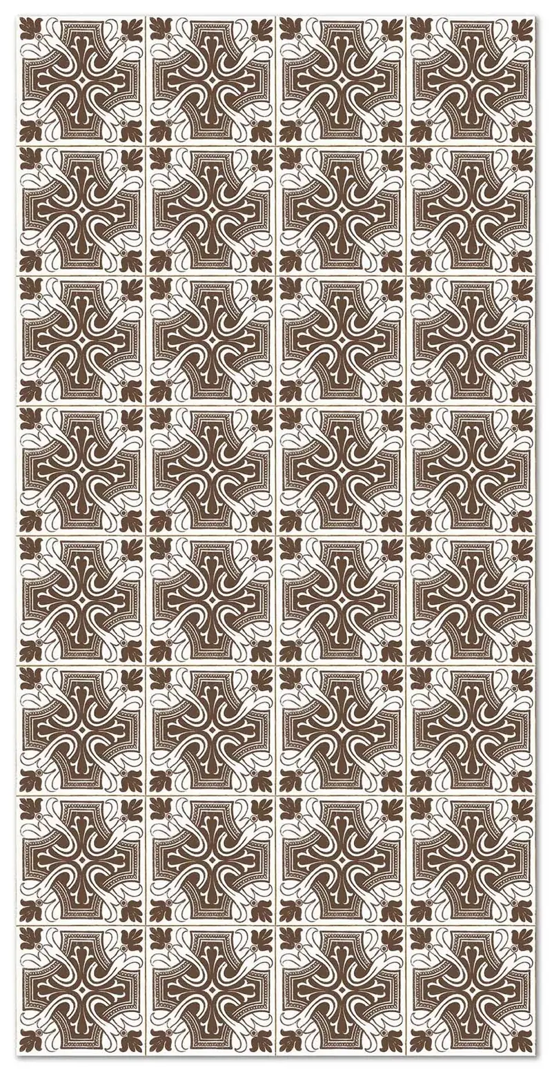 Alfombra Hidráulica Salamanca Marrón