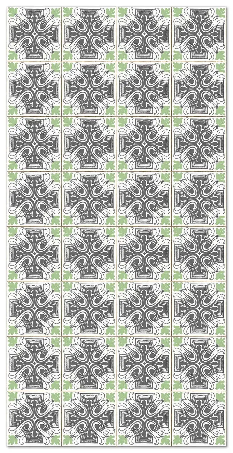 Alfombra Hidráulica Salamanca Verde