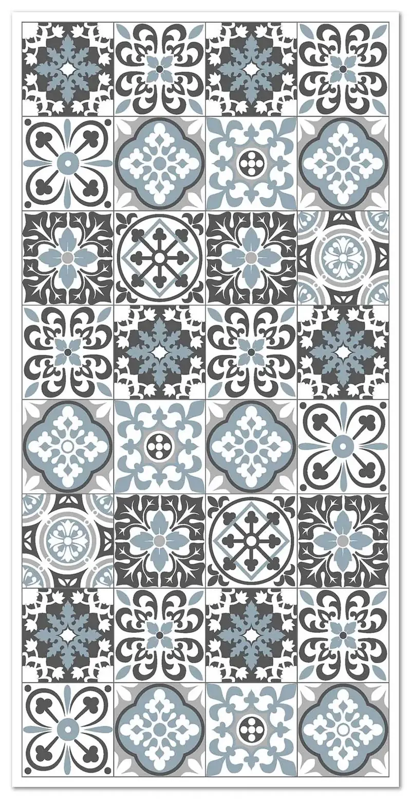 Alfombra Hidráulica Triana Gris Azul