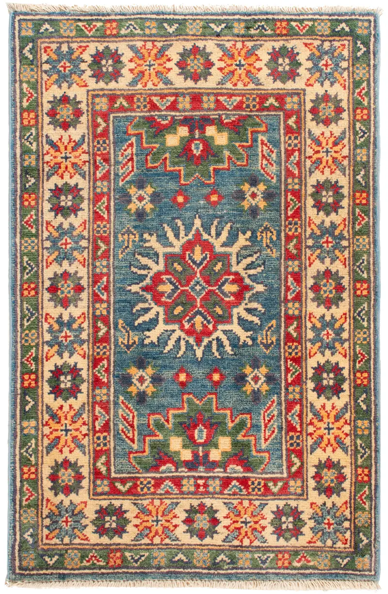 Alfombra Kazak | 91 x 60 cm