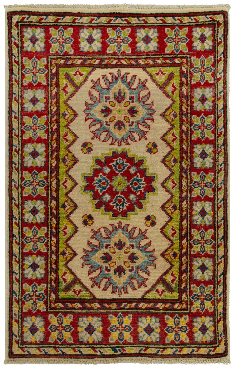 Alfombra Kazak | 94 x 60 cm