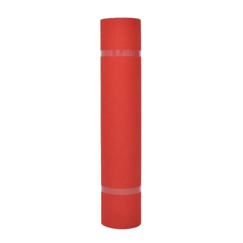 Alfombra Liso Rojo 1 x 12 m Tela