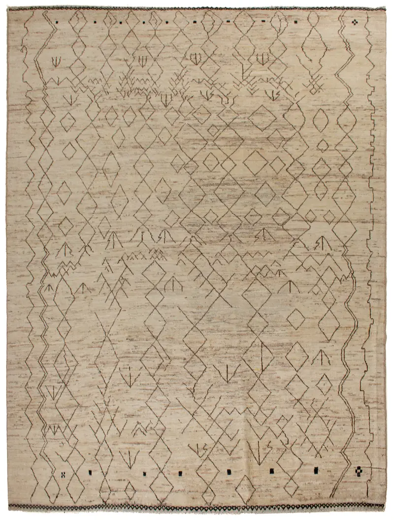 Alfombra Moderna Bereber Tribal | 322 x 255 cm