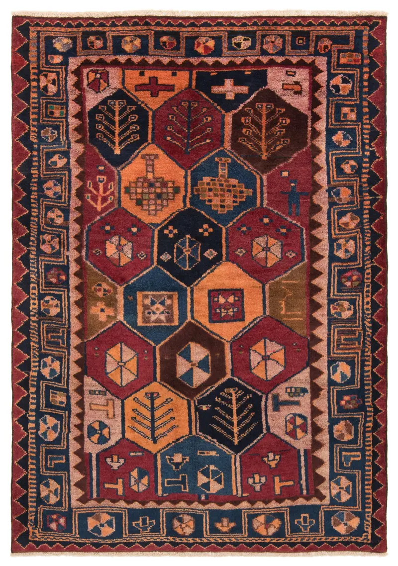 Alfombra persa Bakhtiar | 202 x 142 cm