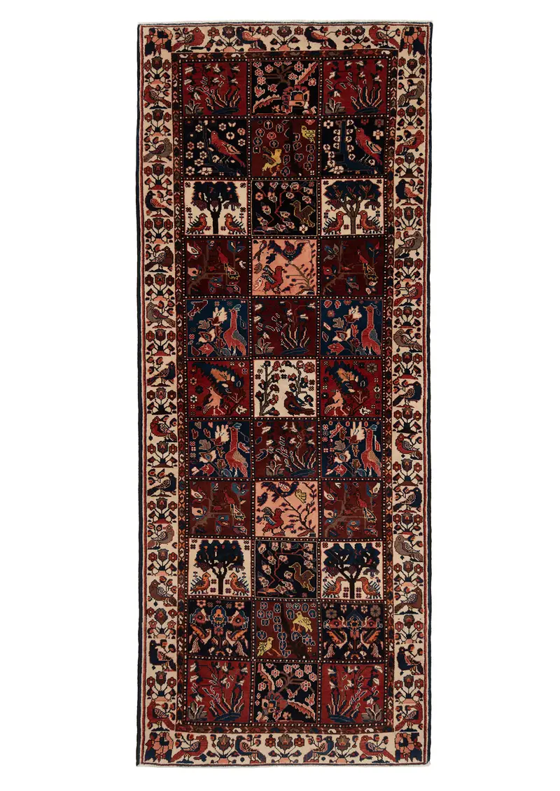 Alfombra persa Bakhtiar | 298 x 116 cm