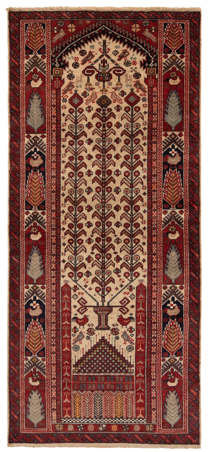 Alfombra persa Baluuch | 181 x 81 cm