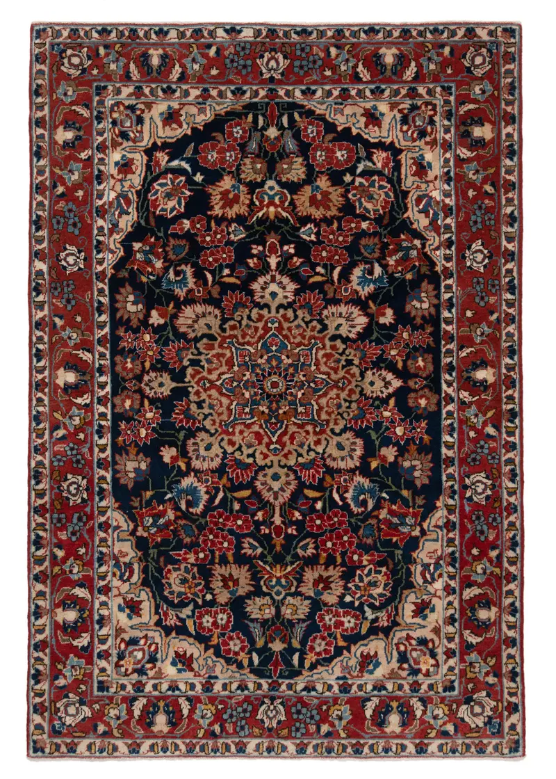 Alfombra persa de Isfahán | 150 x 100 cm