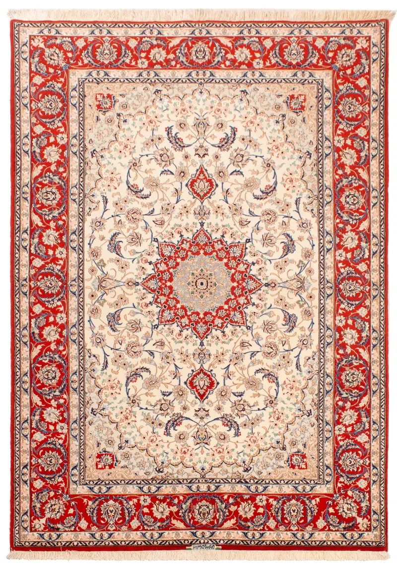 Alfombra Persa Exclusiva Isfahán | 227 x 152 cm