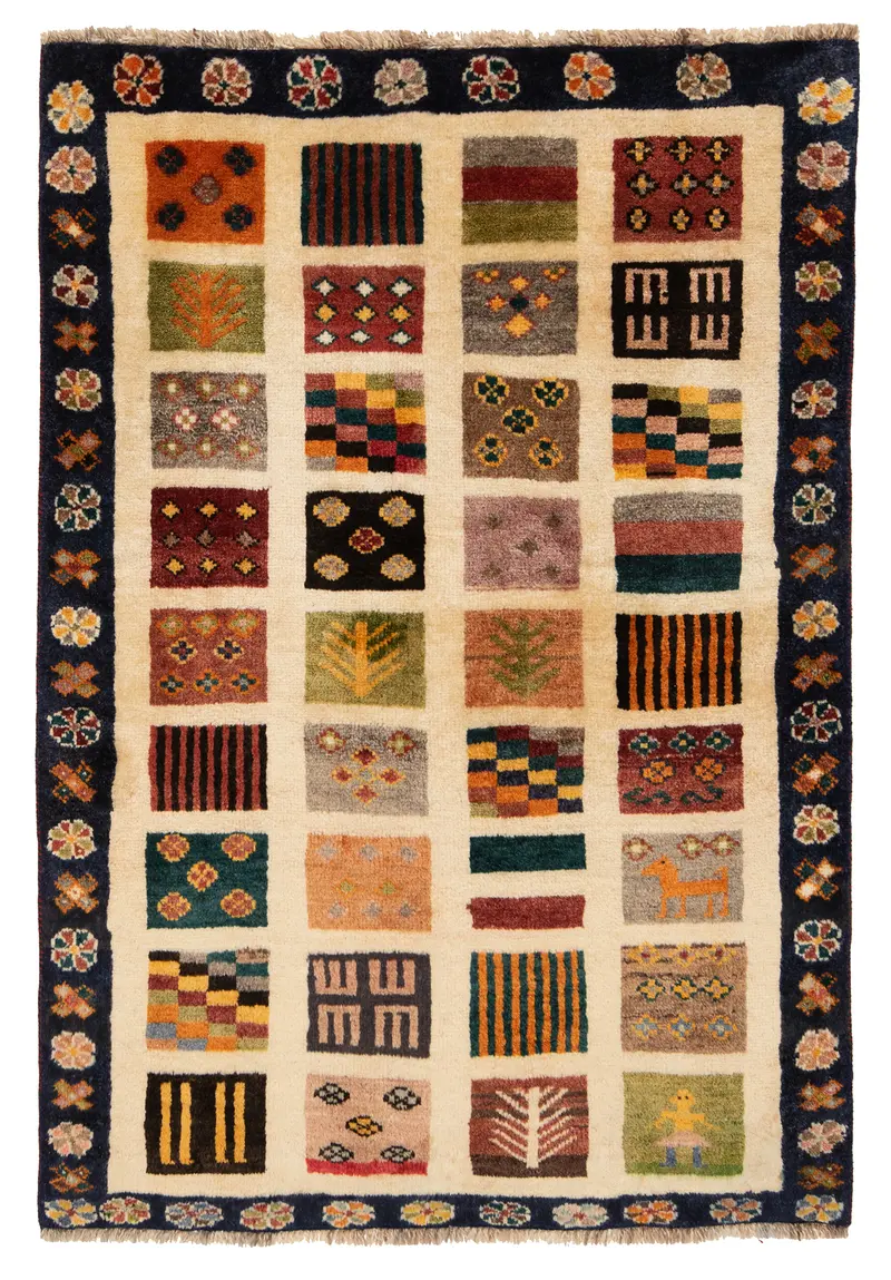 Alfombra persa Gabbeh | 138 x 97 cm