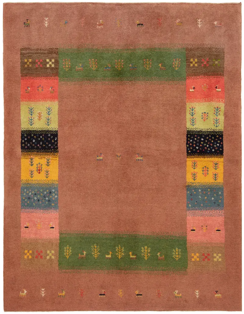 Alfombra persa Gabbeh | 198 x 156 cm