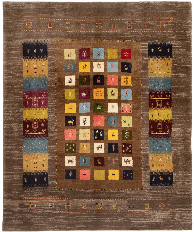 Alfombra persa Gabbeh | 243 x 206 cm