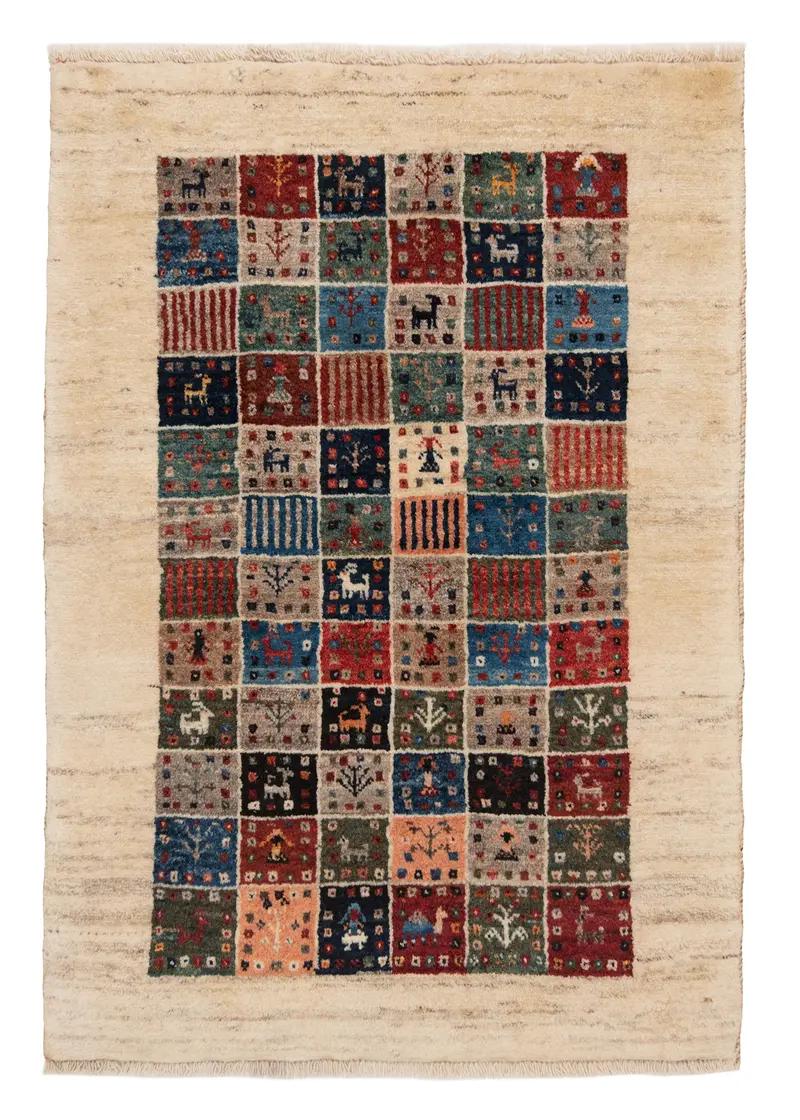 Alfombra persa Gabbeh lori baft Fein | 121 x 84 cm
