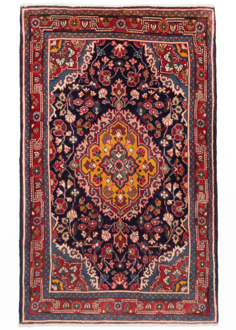 Alfombra persa Hamedan | 108 x 70 cm
