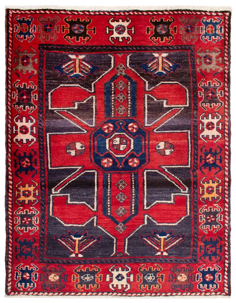 Alfombra Persa Hamedan | 137 x 106 cm