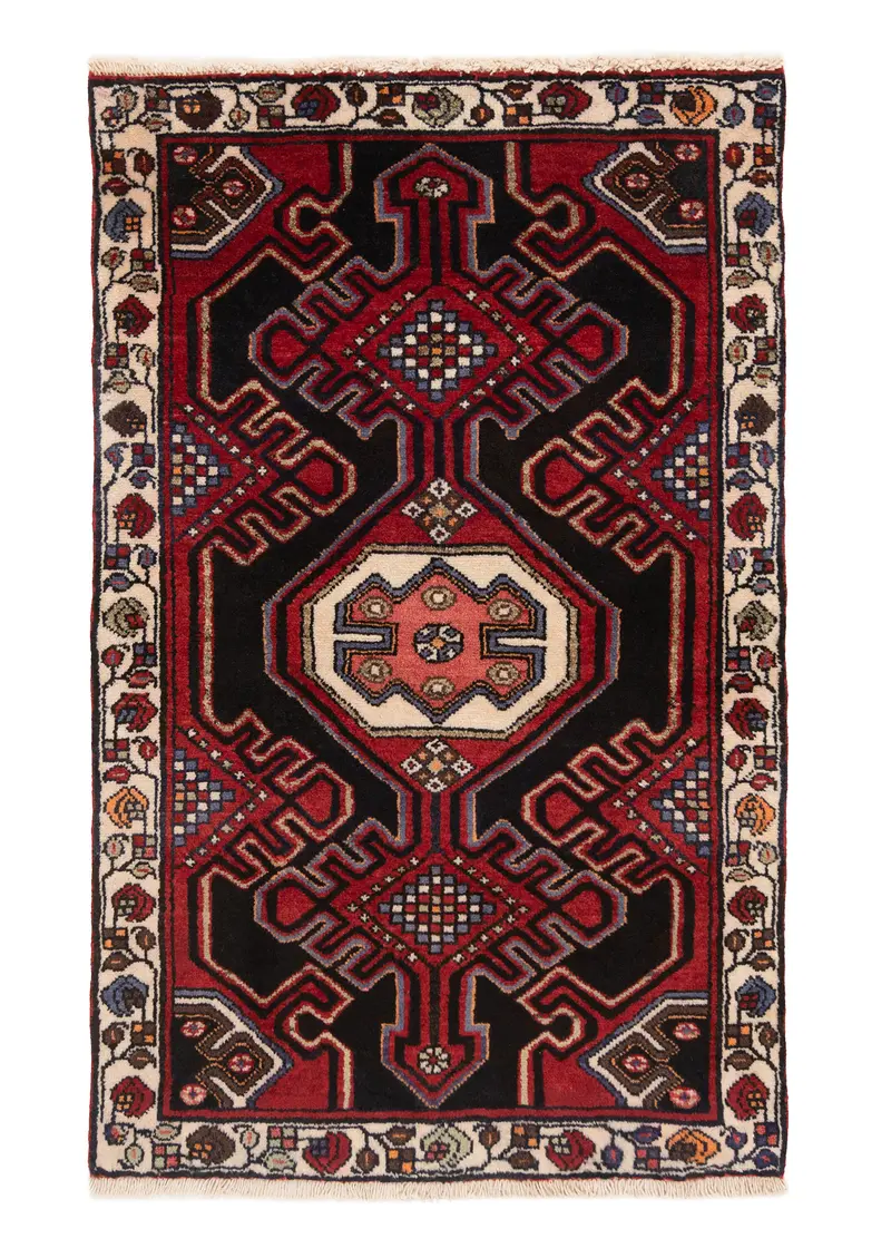 Alfombra persa Hamedan | 140 x 83 cm