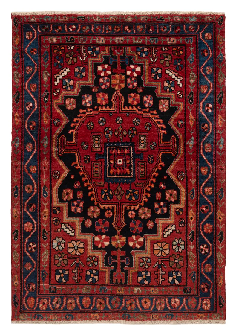 Alfombra persa Hamedan | 154 x 109 cm