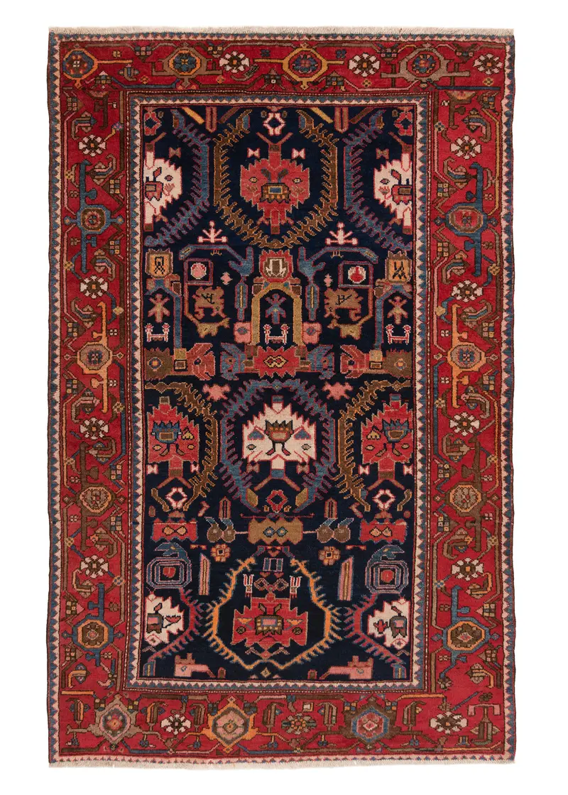 Alfombra persa Hamedan | 194 x 125 cm