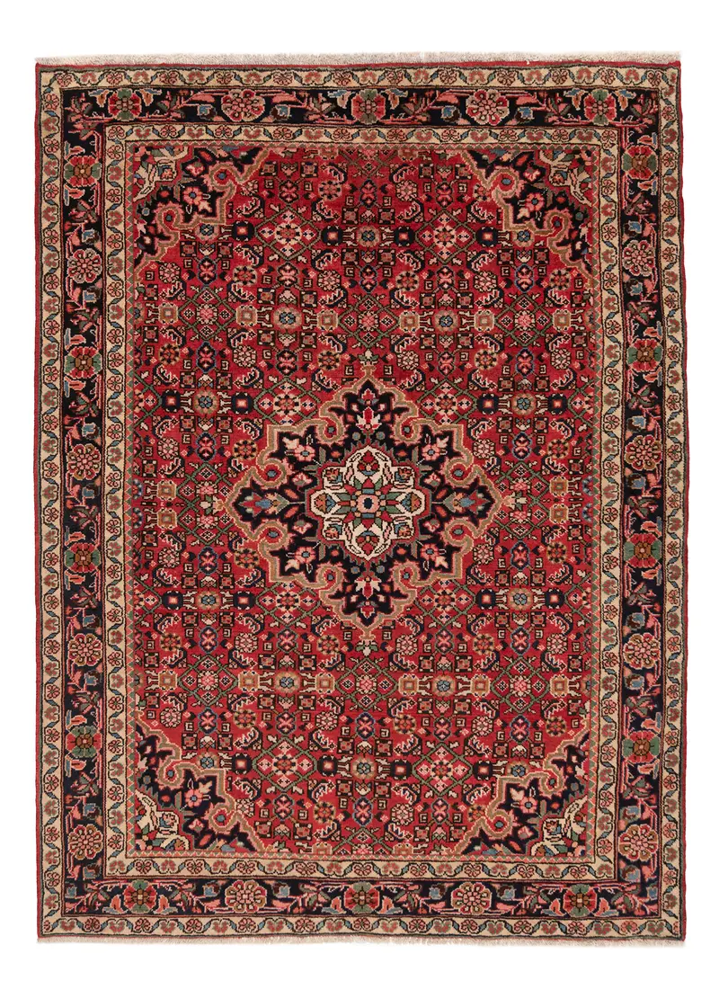Alfombra persa Hamedan | 209 x 158 cm
