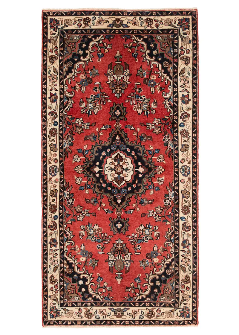 Alfombra persa Hamedan | 211 x 106 cm