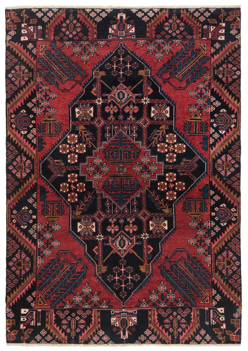 Alfombra persa Hamedan | 215 x 152 cm