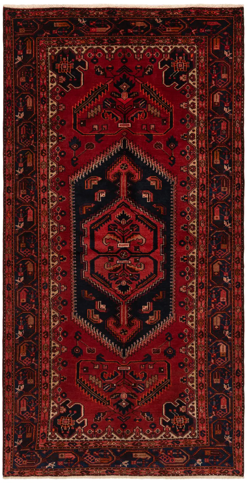 Alfombra persa Hamedan | 278 x 143 cm