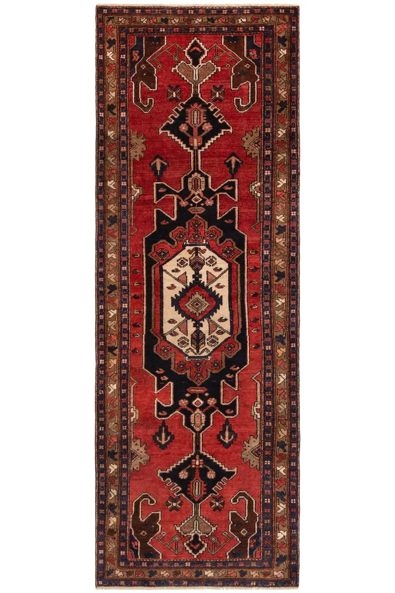 Alfombra persa Hamedan | 293 x 101 cm